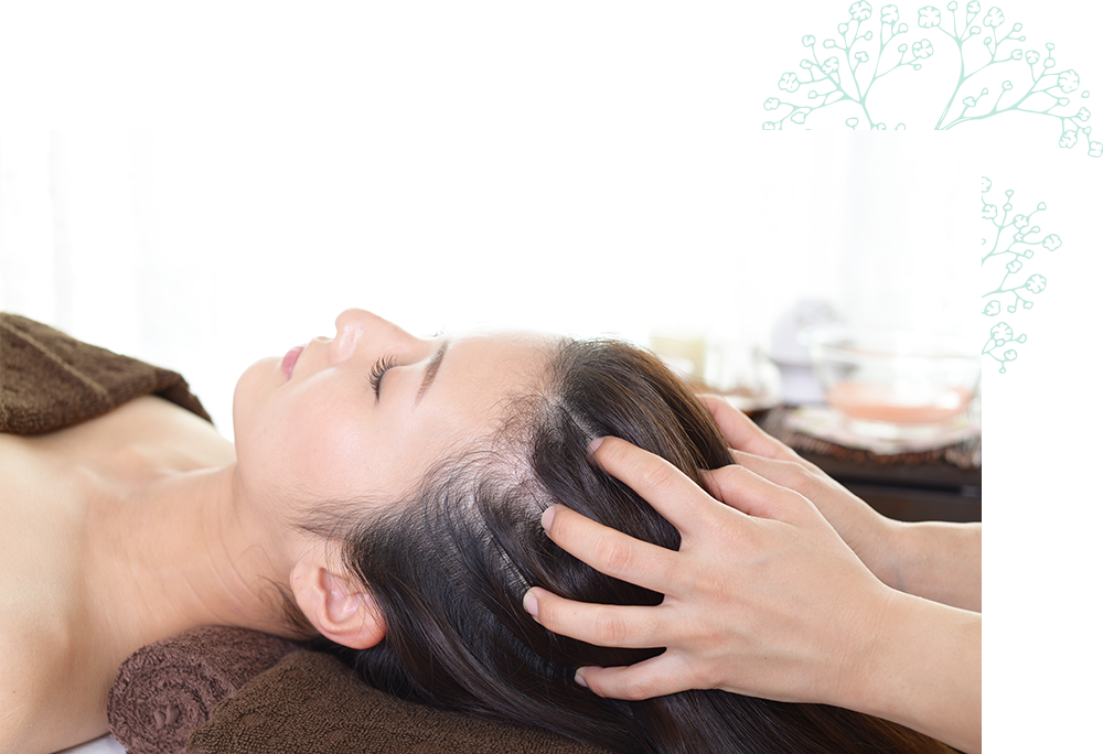 ドライヘッドスパ施術